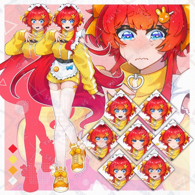 【立ち絵】ジャージメイドの女の子