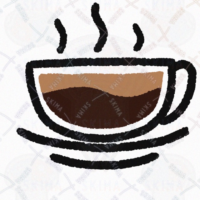 【5種&times;サイズ2パターン】コーヒー・珈琲のアイコン