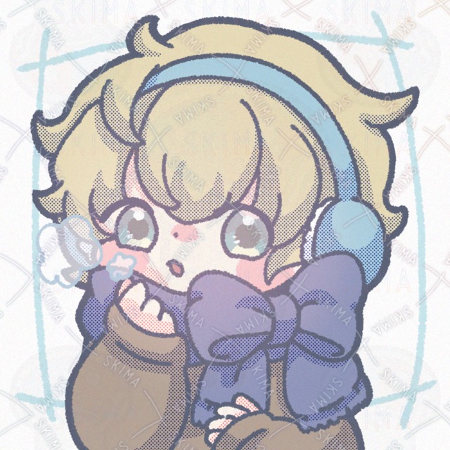 リボンのマフラー アイコンなどに！