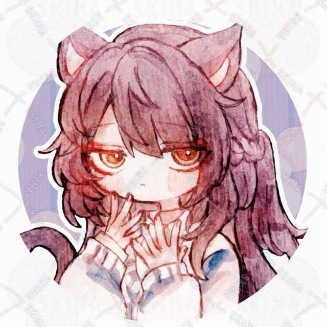 アナログオリジナル　猫耳の女の子