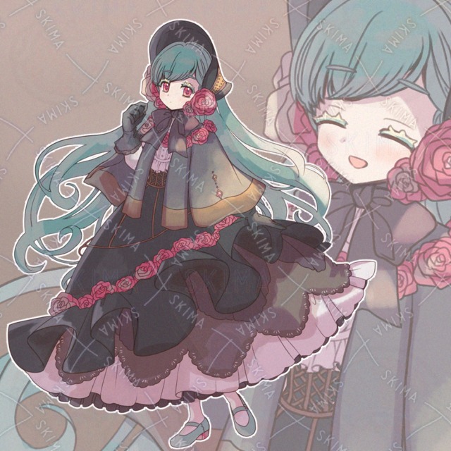 アンティークローズの女の子