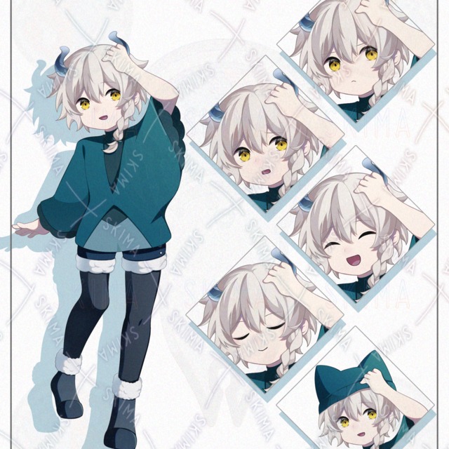 キャラ立ち絵　6種