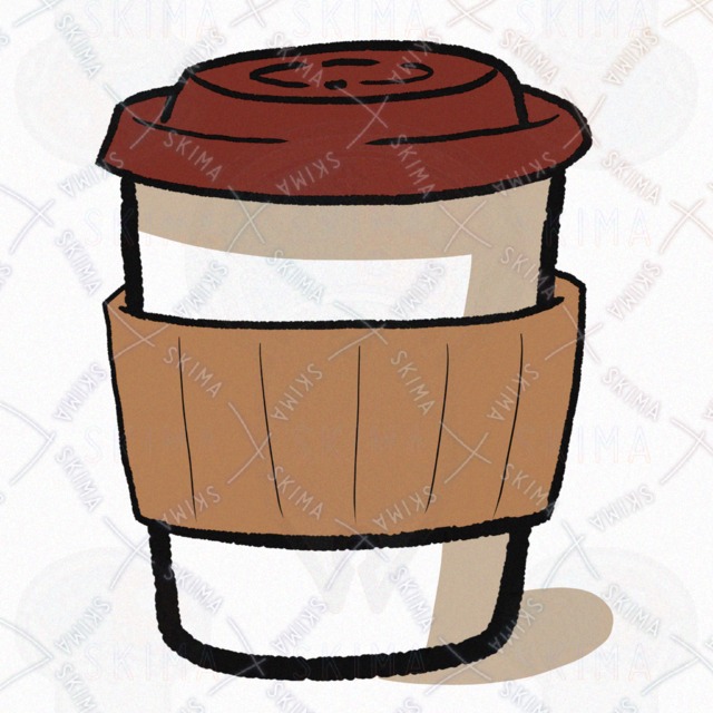 【5種&times;サイズ2型】珈琲・コーヒーのアイコンその2