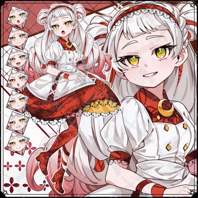 【表情7種】少女