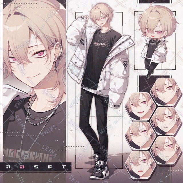 【adopt】表情7種＋デフォルメ