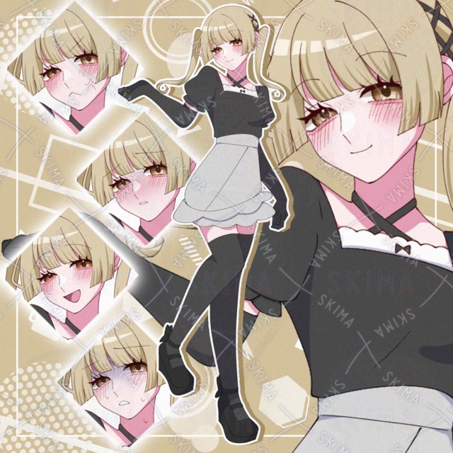 地雷系メイクの女の子