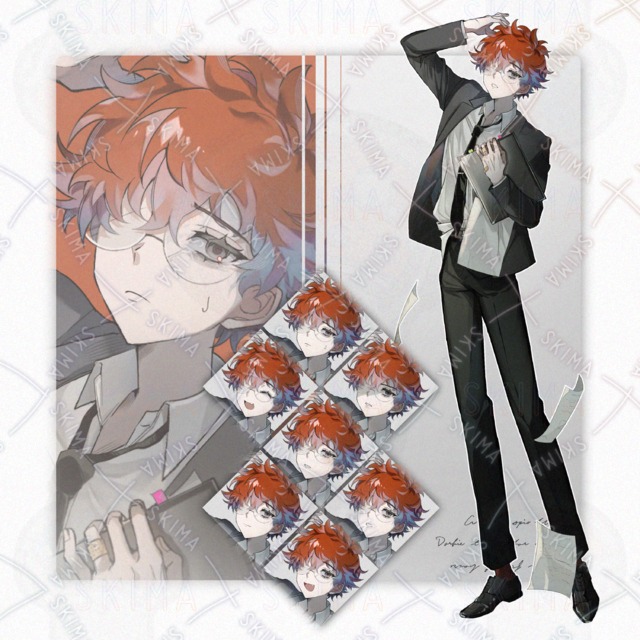 スーツの男性【表情7種】