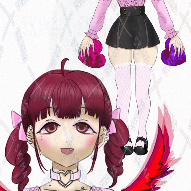 地雷系悪魔女子