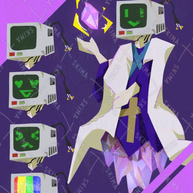 モニターヘッドの司祭・立ち絵