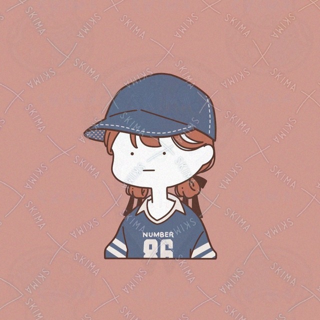 【アイコン】女の子【背景透過あり】