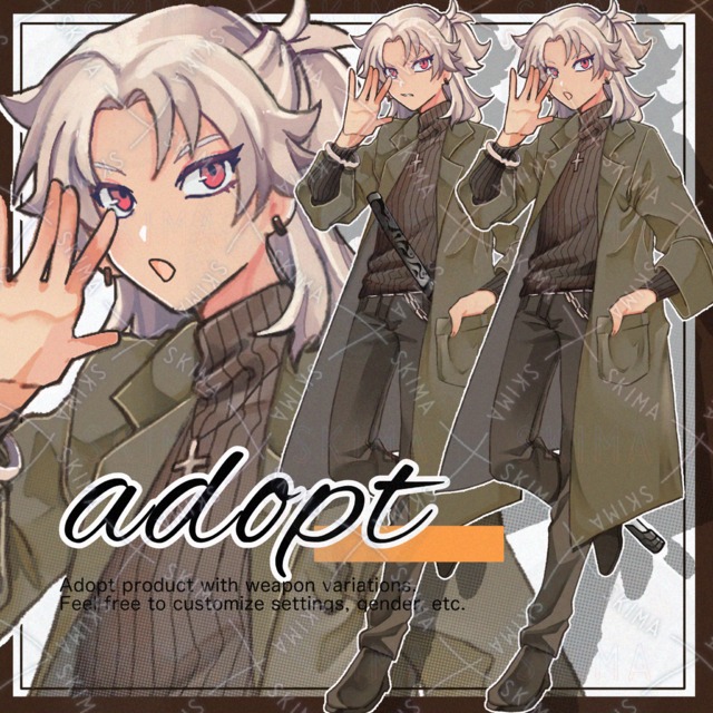 【表情差分8種+武器差分】adopt