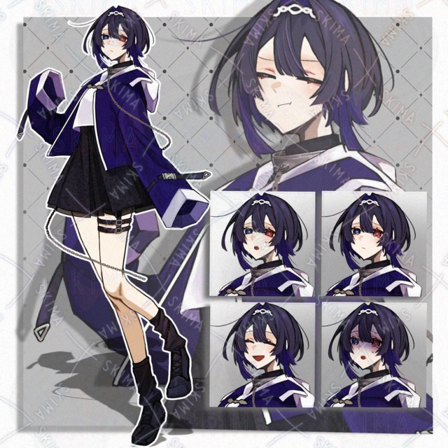 【表情差分７枚】女性