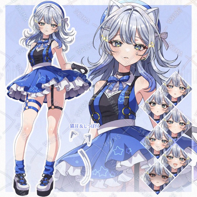 青白アイドルちゃん