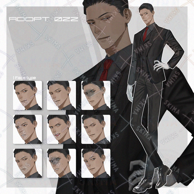 《Adopt022》表情9種