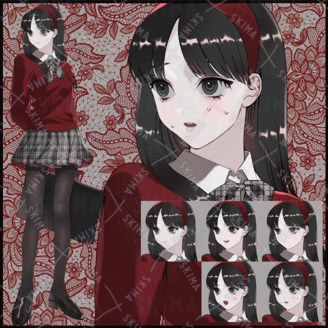 adopt18_清楚な女子学生_表情差分5