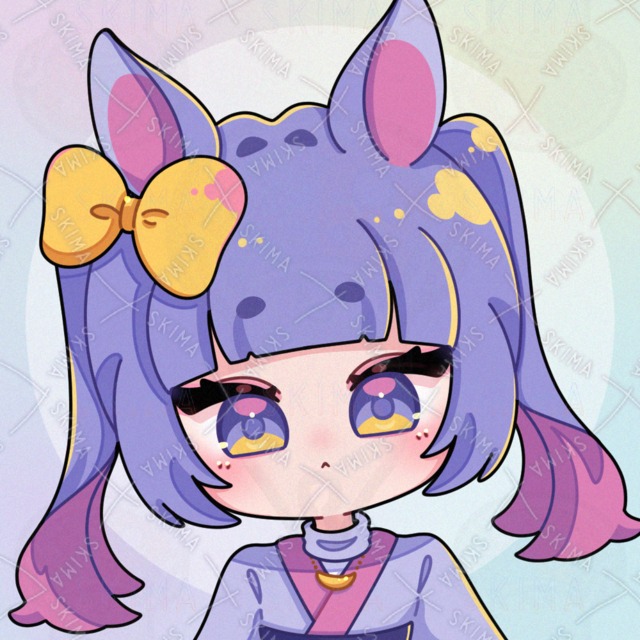 SNSアイコン　女の子　馬