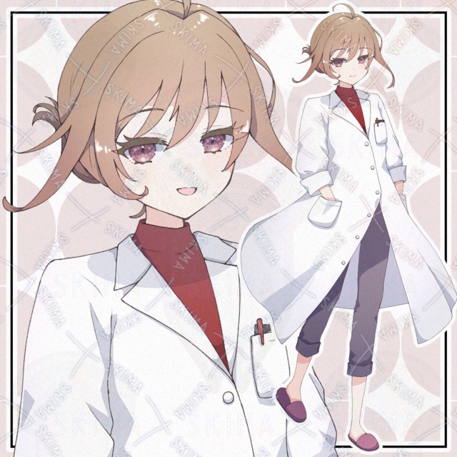 【年末セール】白衣の人【表情9種】