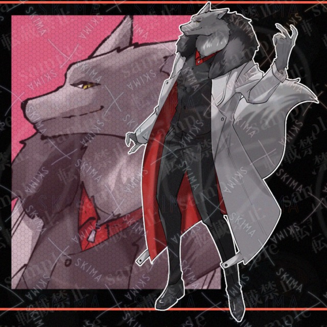 狼の男性【表情差分あり】