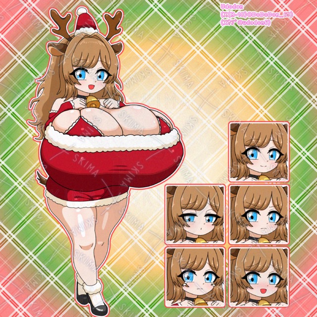 【立ち絵】トナカイたんっ(仮)🦌【表情5種】