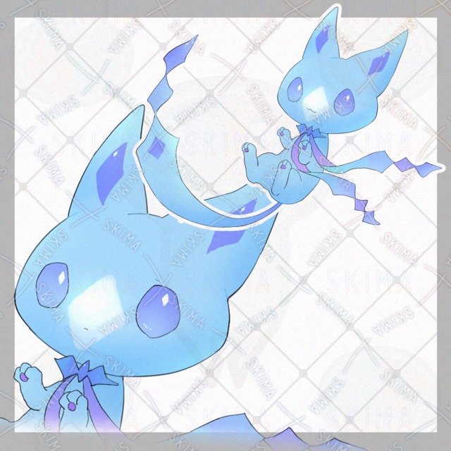 猫モチーフケモ【表情8種類】