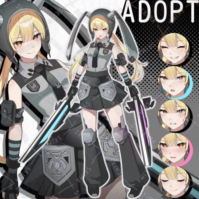 Adopt.うさ耳ソルジャー/双剣