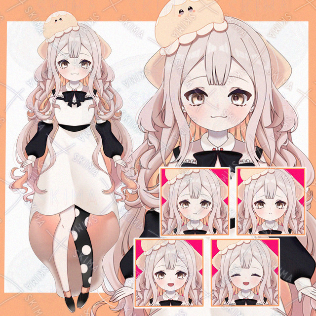 クラゲモチーフの女の子