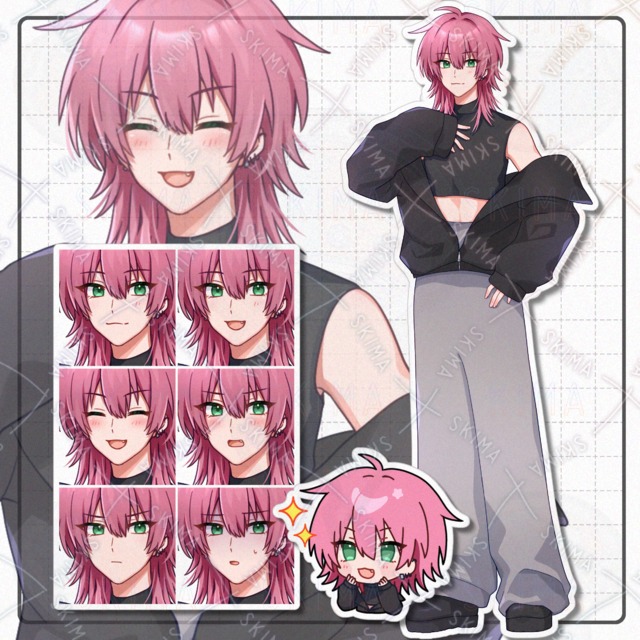 【立ち絵】青年【ミニキャラ付】