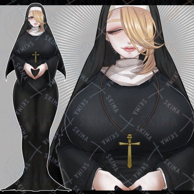 【半額SALE】シスター【表情8種】