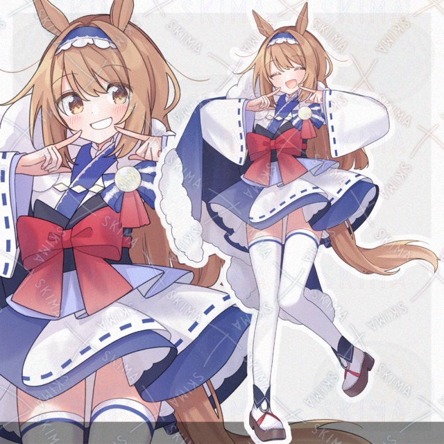 ウマっ娘な和服の子