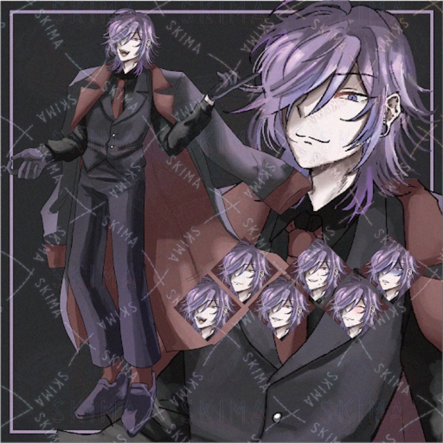 立ち絵　怪しい男