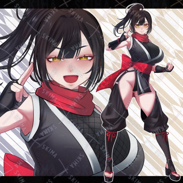 くノ一【表情8種】