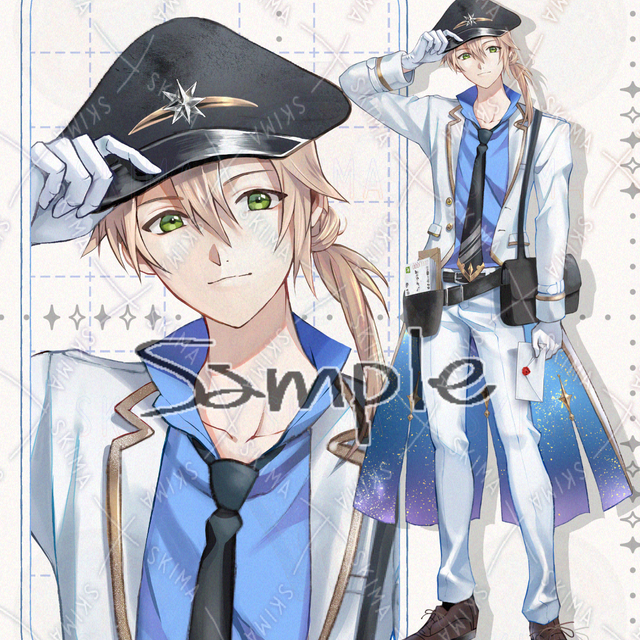 【TRPG】郵便配達員風の青年【立ち絵】