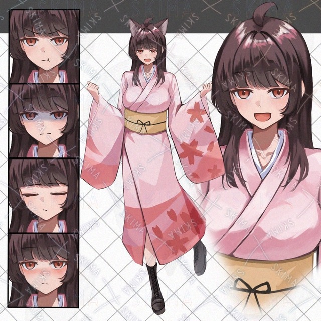 adopt No.26【表情9種+猫耳】