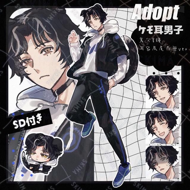 SALE◆ケモ耳男子【耳有無&times;8種】