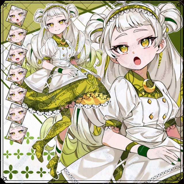 【表情7種】少女