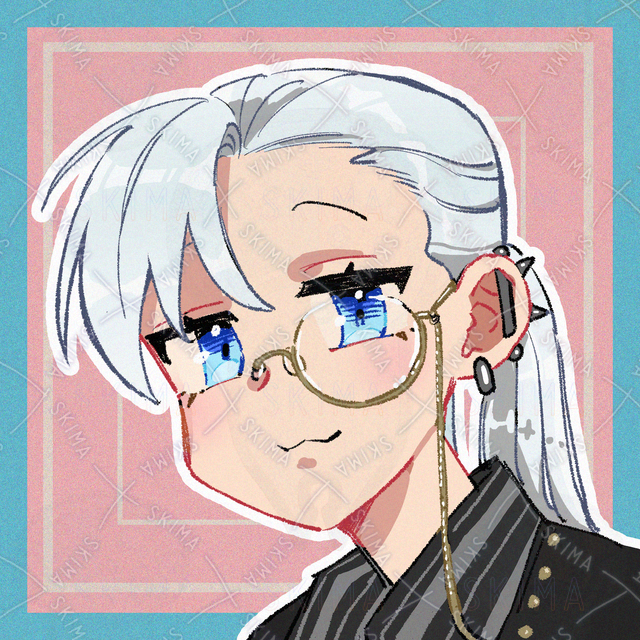 アイコン　片眼鏡