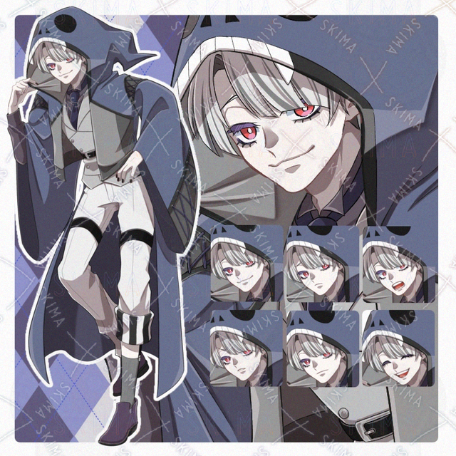 死神風フード　ポップ　男性