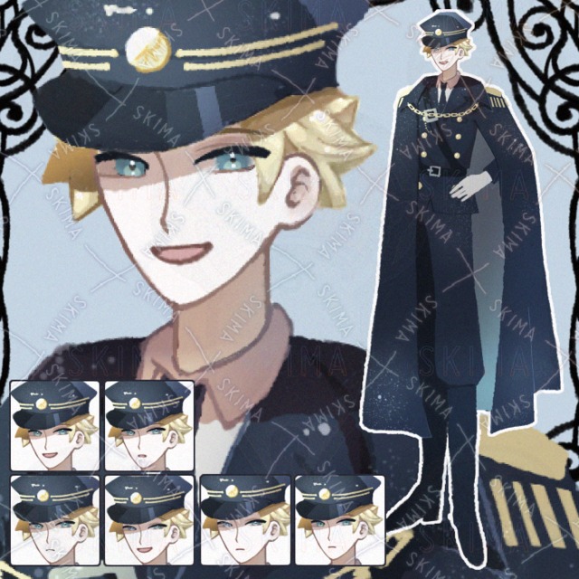 軍服を着た金髪の男性