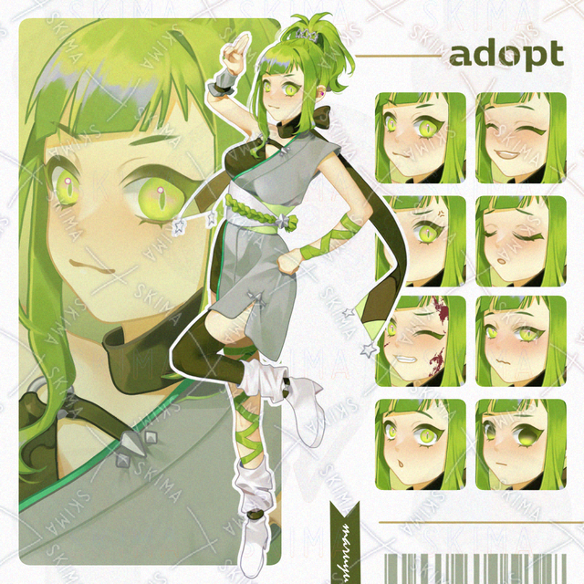 adopt【表情８種】