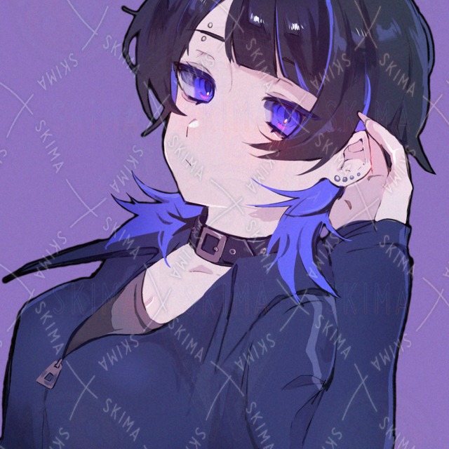 ウルフカットの女の子