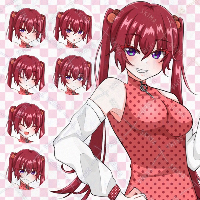 【表情差分7種】女性キャラ