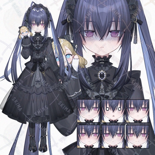 adopt39 ゴシックロリータ風の女の子