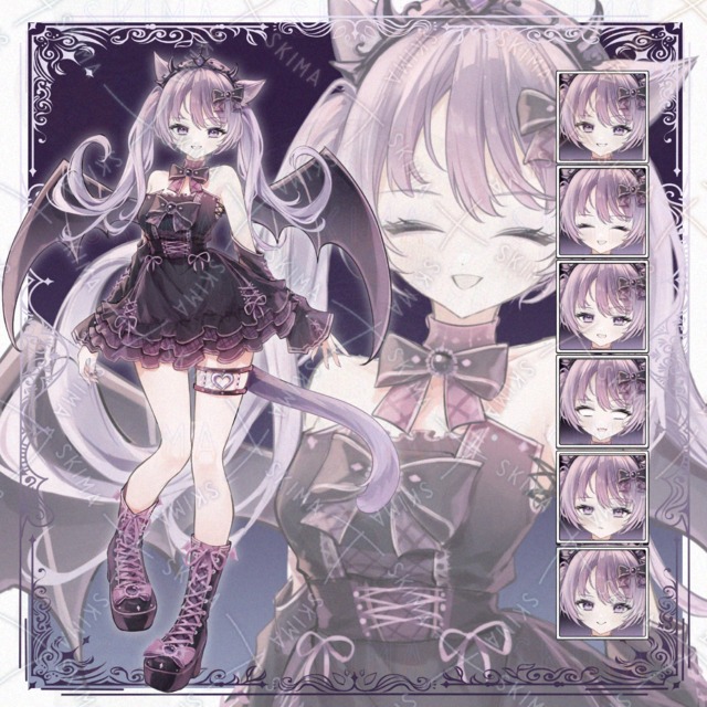 ねこみみ悪魔【表情全6種】