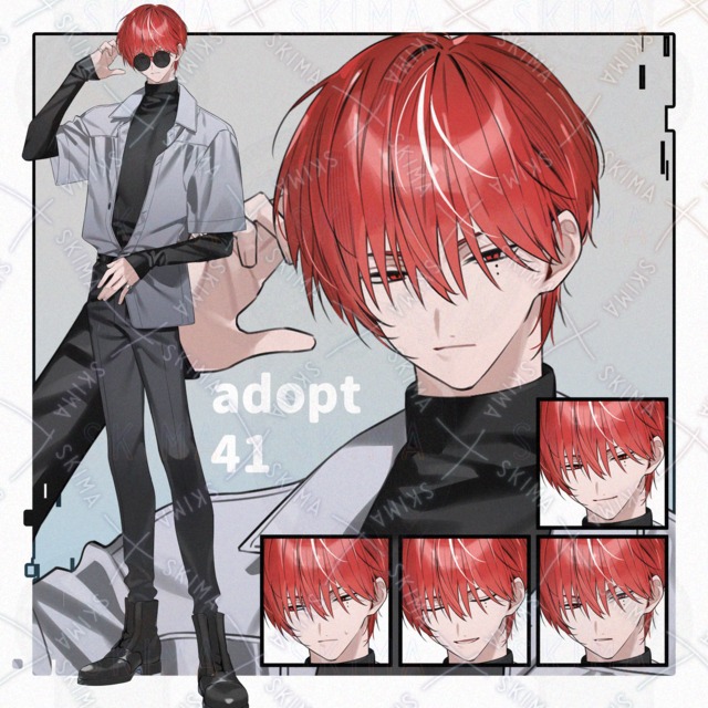 adopt41【表情8種+サングラス】