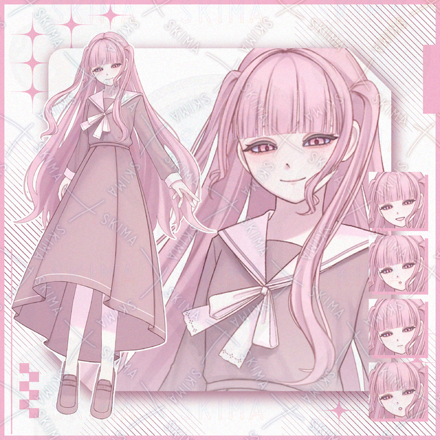 【表情5種】制服