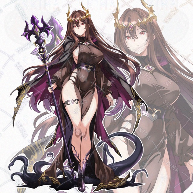 ネクロマンサー【表情7種・差分パーツ3種】