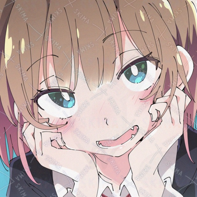 【SNSアイコン】デレ顔の女の子です