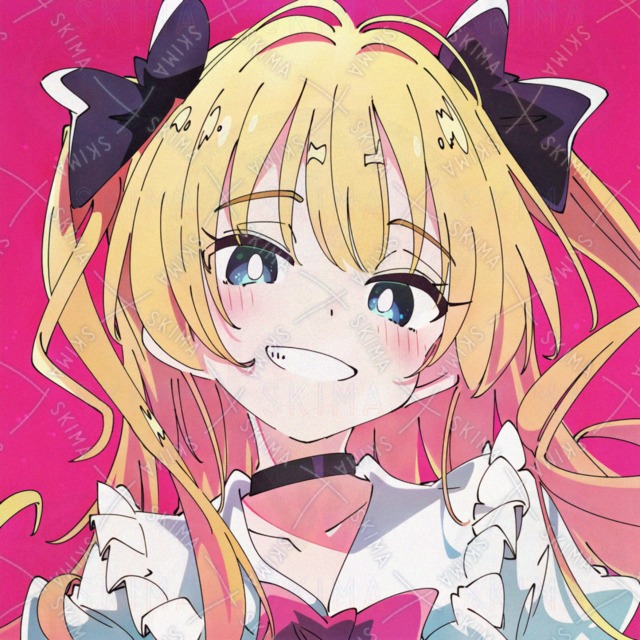 【SNSアイコン】金髪の女の子です