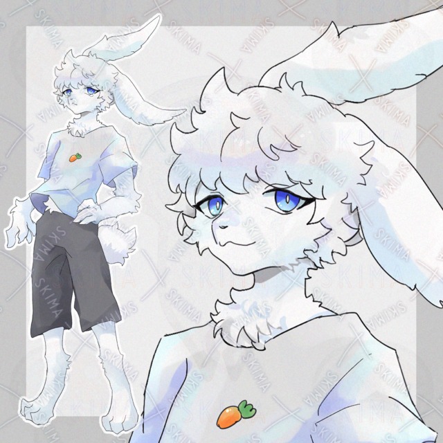 兎の獣人【表情8種類】