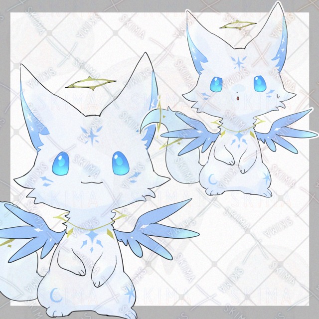 天使狐【表情8種類】